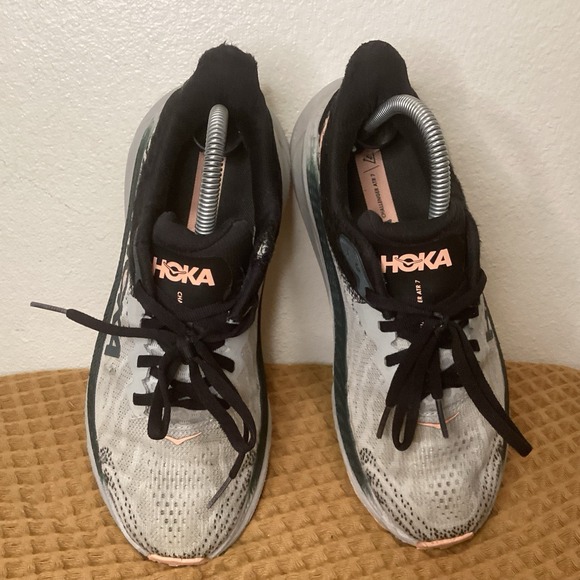 Hoka One One Challenger ATR 7 Women's Size 7.5 Gray Pink Running Shoes Sneakers - Picture 8 of 11